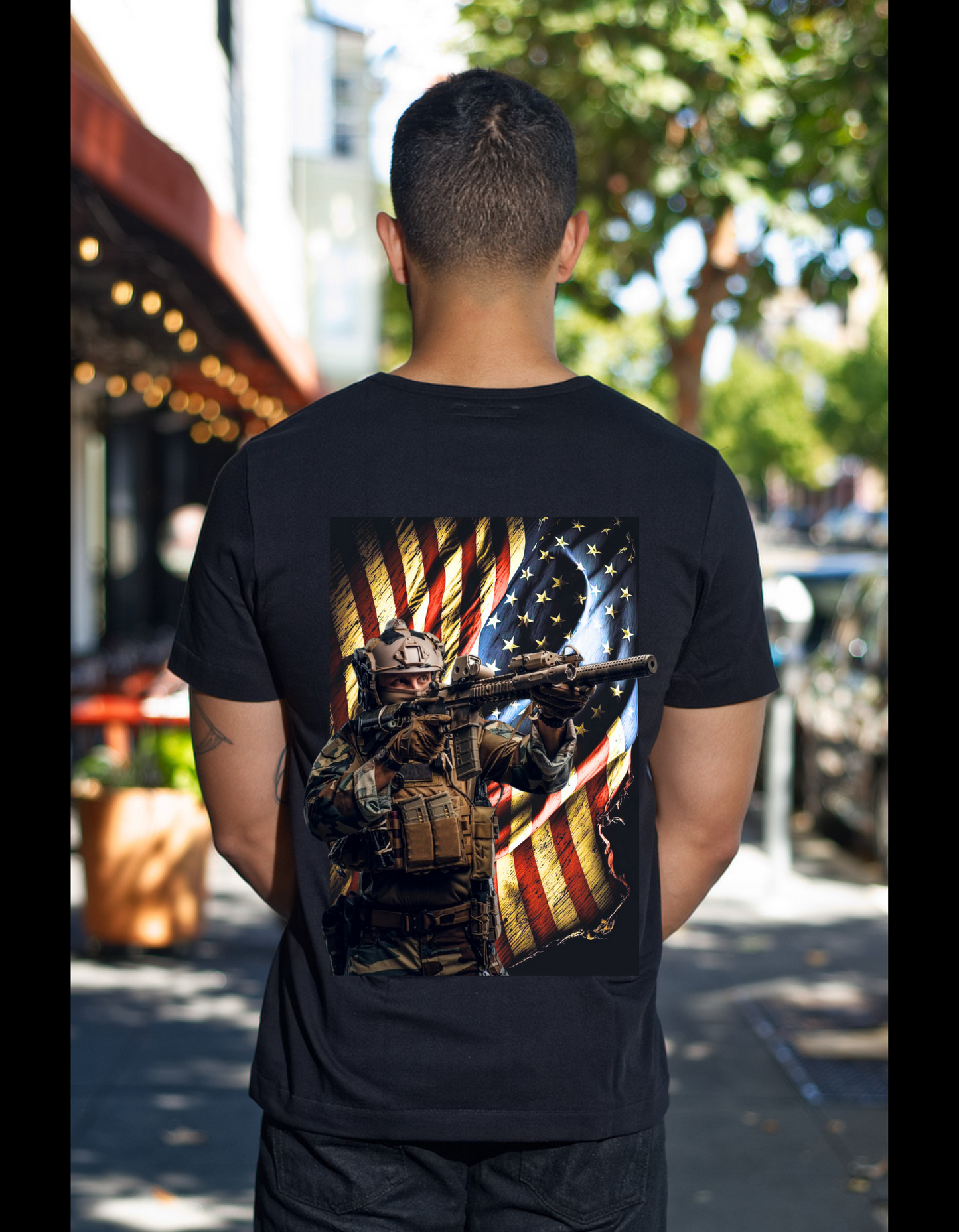American Soldier Graphic T-shirt