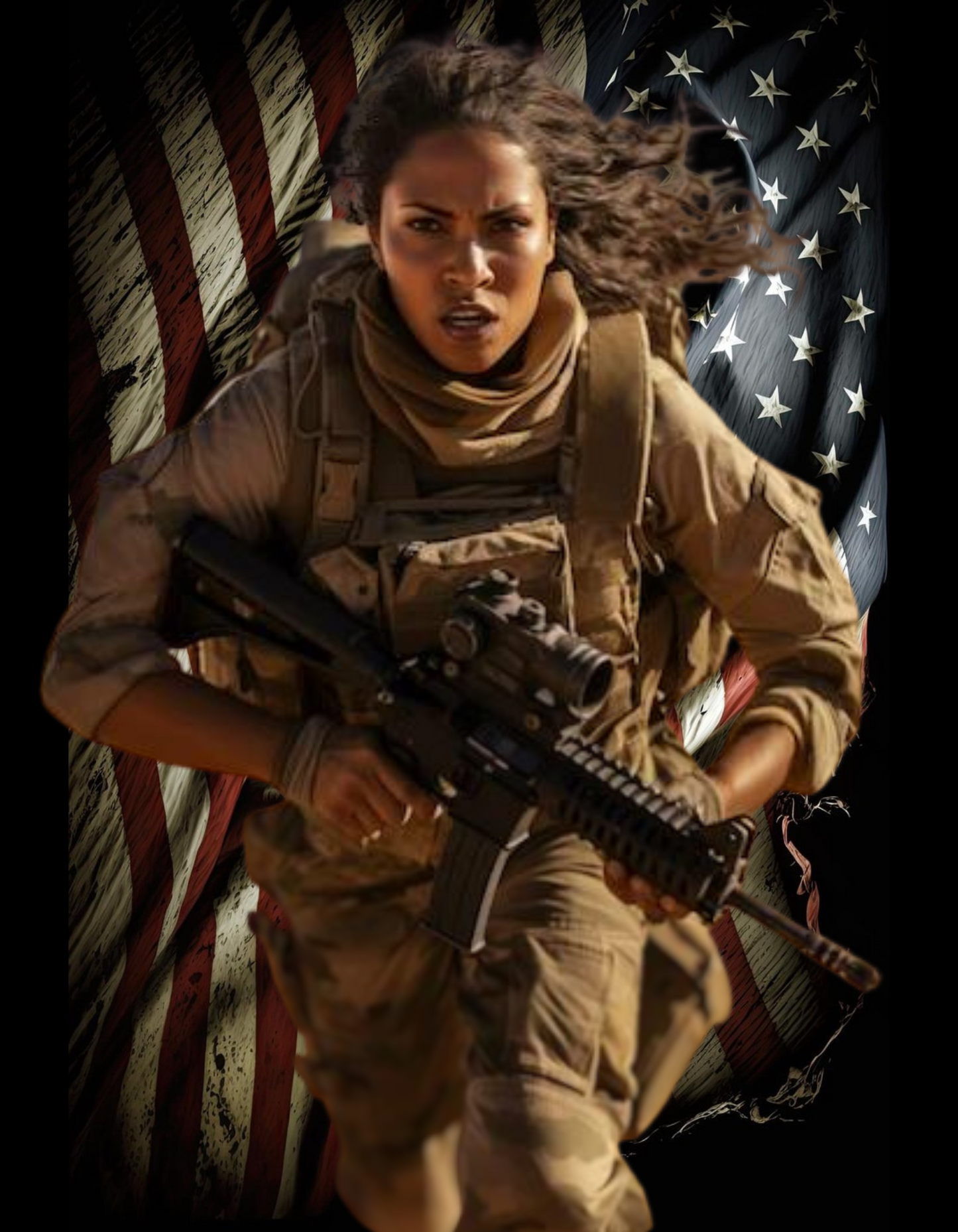 American Soldier Graphic T-shirt