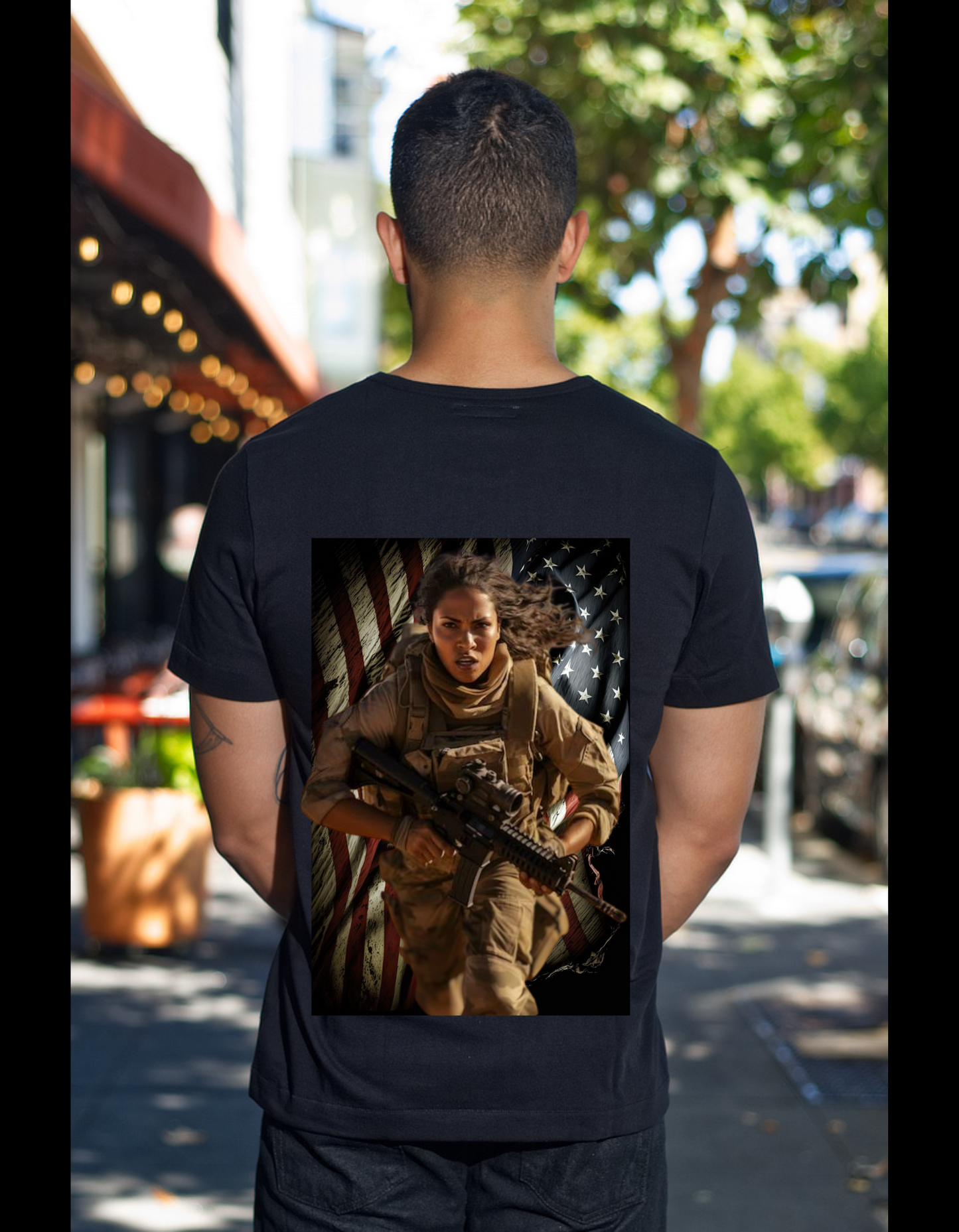 American Soldier Graphic T-shirt